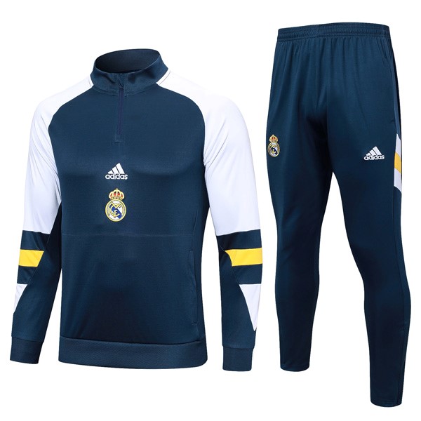 Sweatshirts Real Madrid 2024 Blau Weiß